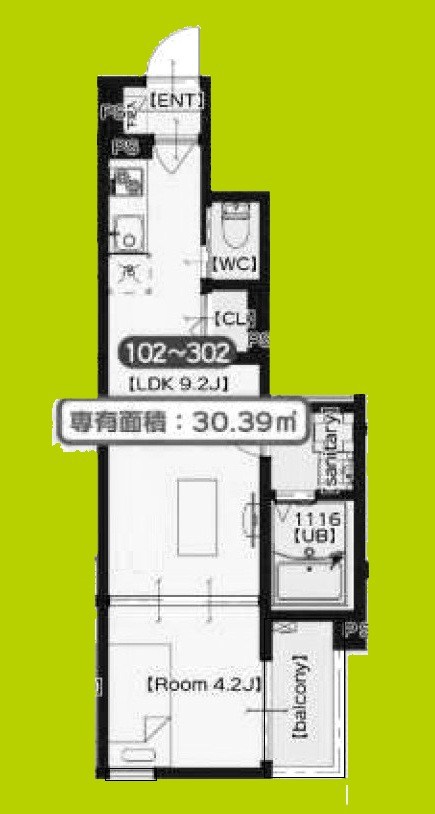 F　asecia　Phanes 間取り図