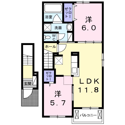 ディアコート阪南 間取り