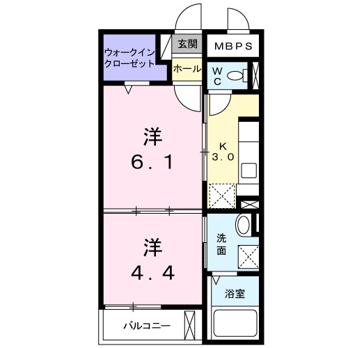 レーブ　ポルト 間取り