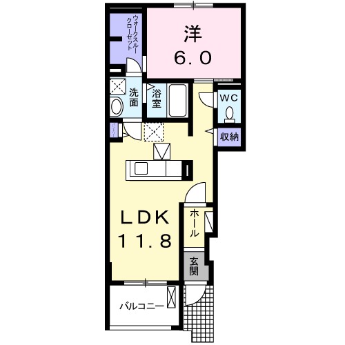 メゾンリヴィエールⅠ 間取り