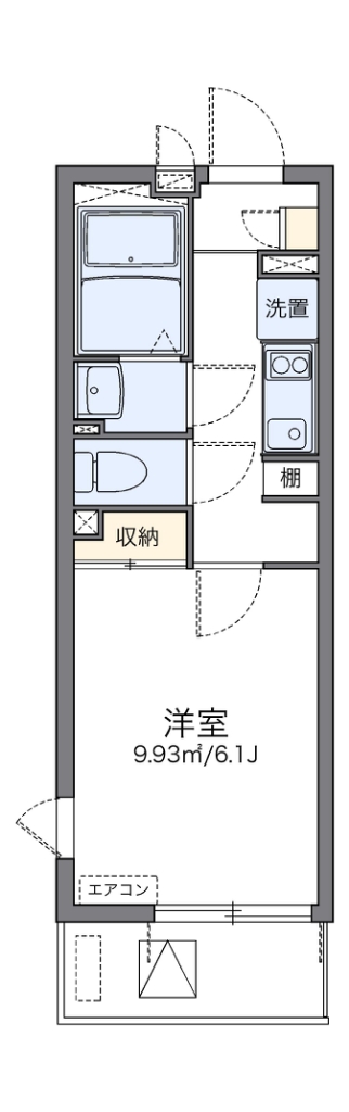 レオネクストラ　メイジュ天神橋 間取り