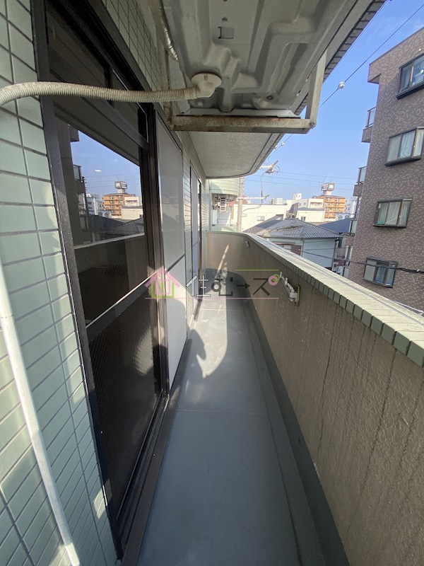 コーポイン美章園＆河堀口 ベランダ