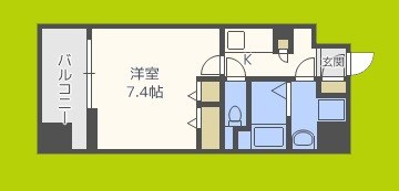 ラムール難波西 間取り