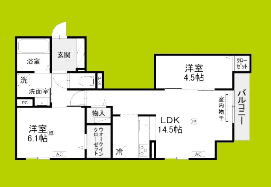メゾン・ド・プティエル今津 間取り