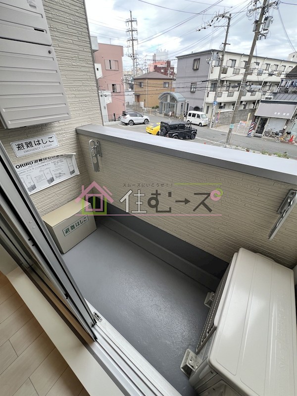 ハーモニーテラス三津屋南 ベランダ