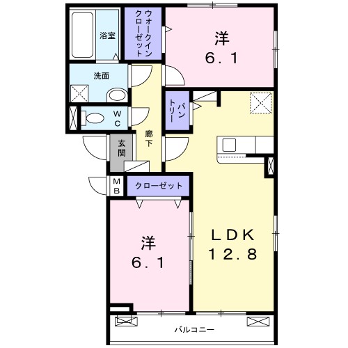 ラ　ヴィータ　リッカ 間取り