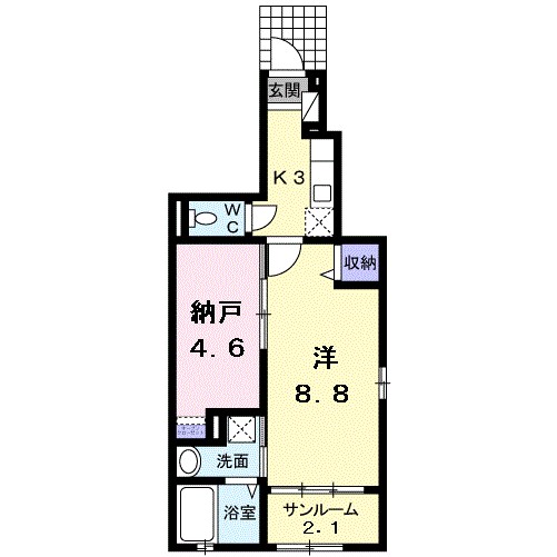 アンジュ　ド　ルミエール 間取り