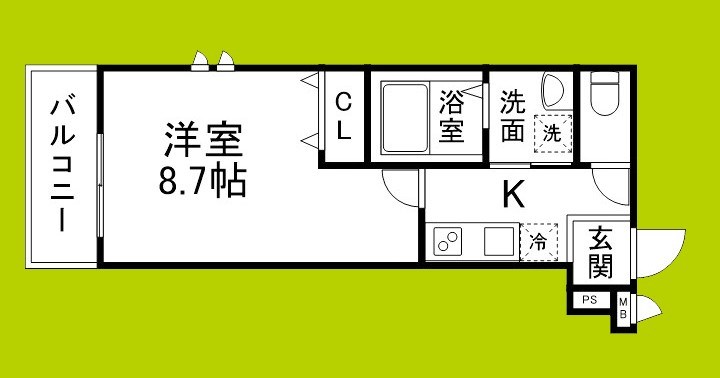 コウジィコート野崎 間取り