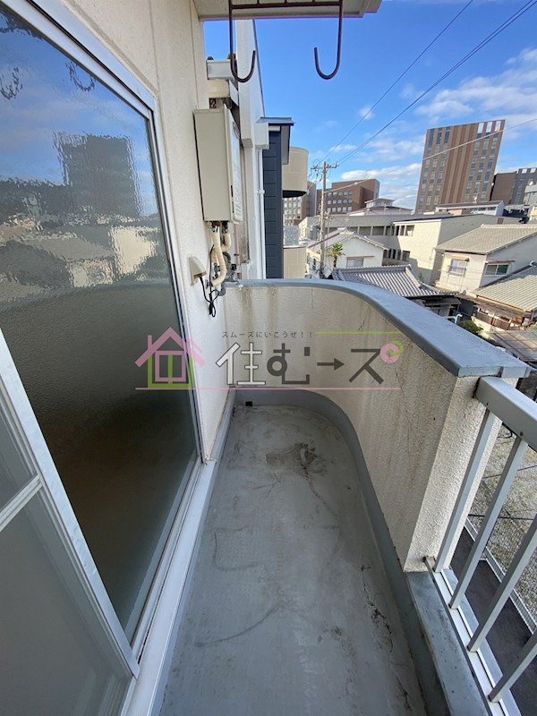 福井第3マンション ベランダ