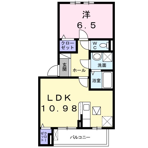 ローレルコート高津Ⅱ 間取り