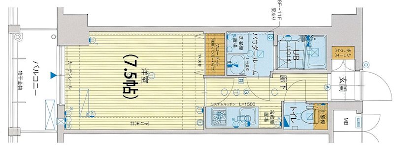 アスヴェル梅田WEST 間取り