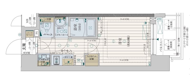 レジュールアッシュ　アーバンフロー 間取り