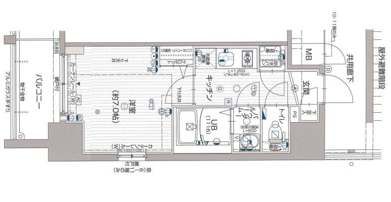 アスヴェル大阪サウスキャナル 間取り