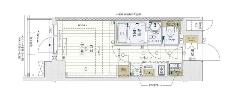 レジュールアッシュOSAKAデイフィール 間取り