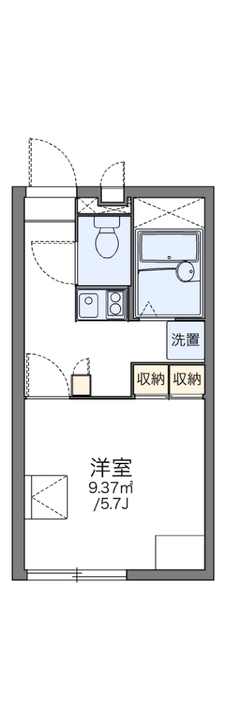 レオパレスサンモール　Ⅰ 間取り