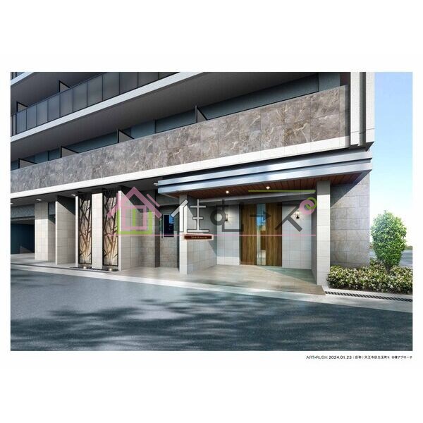 スプランディッド上本町WESTⅡ 玄関