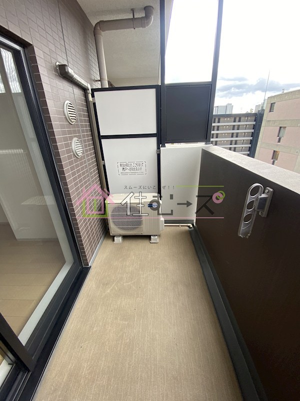 レジュールアッシュ大阪城NORD ベランダ