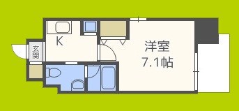 レオンコンフォート谷町六丁目 間取り