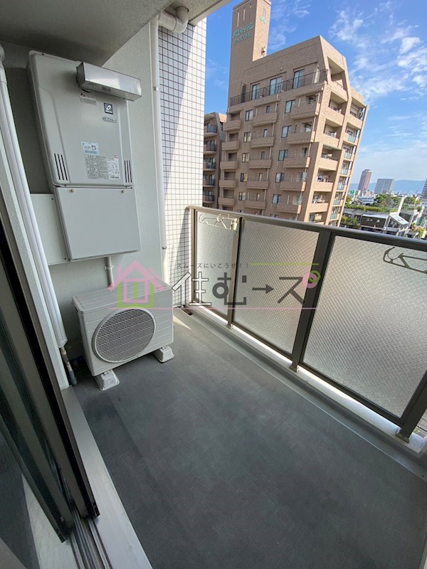 レオンコンフォート谷町六丁目 ベランダ