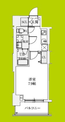 スプランディッド上本町WEST 間取り