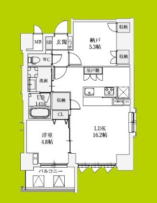 スプランディッド上本町WEST 間取り