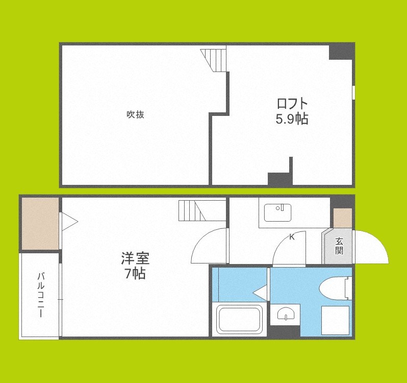 Wistaria　加美南 間取り