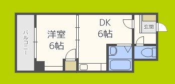 雅叙園ハイツ 間取り