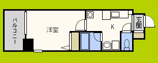 サウスヒルズ難波Ⅲ番館 間取り