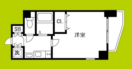 プレサンス難波リバーオアシス 間取り