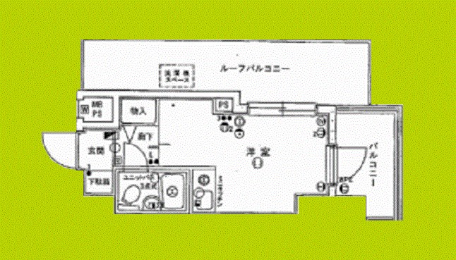ホーユウコンフォルト東住吉 間取り図