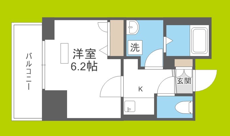 エグゼ天王寺Ⅱ 間取り