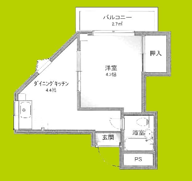 プレアール駒川Ⅲ 間取り図