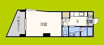 CITY　SPIRE美章園 間取り