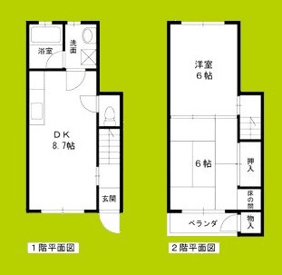 王子1丁目7番貸家 間取り