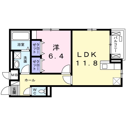 カレント　ヴィラ　希 間取り