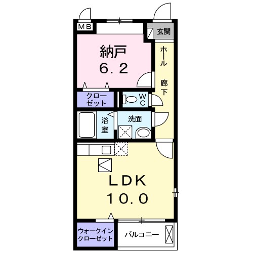 メゾン・ド・フィオーレ 間取り