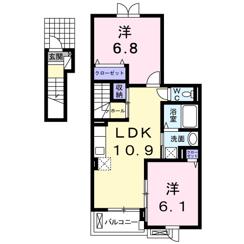 サンモール　Ⅰ 間取り