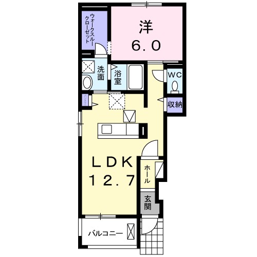 ハレ　オオノ　ⅲ 間取り