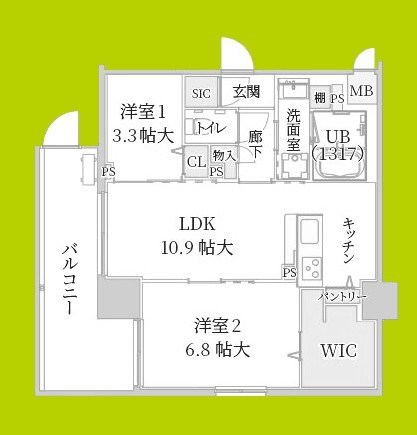 Moruan Residence 間取り