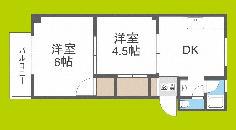 コーポ西宮 間取り