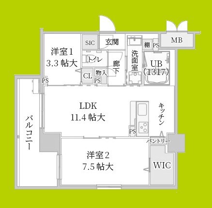 Moruan Residence 間取り