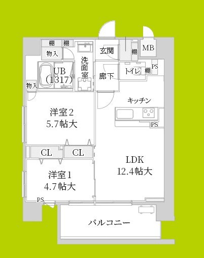 Moruan Residence 間取り