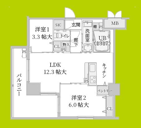 Moruan Residence 間取り