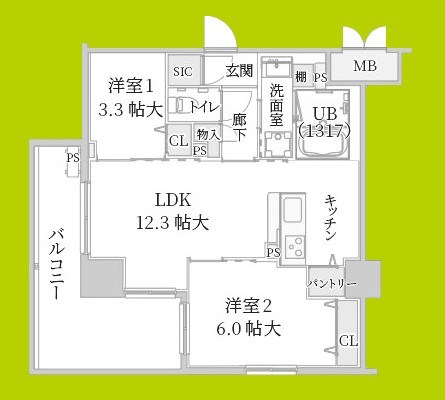Moruan Residence 間取り