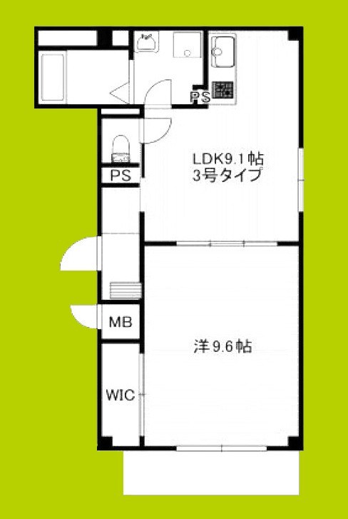 京橋オリエンタルキューブ 間取り