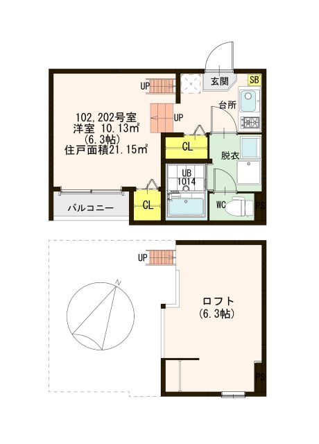 stage　梅園 間取り