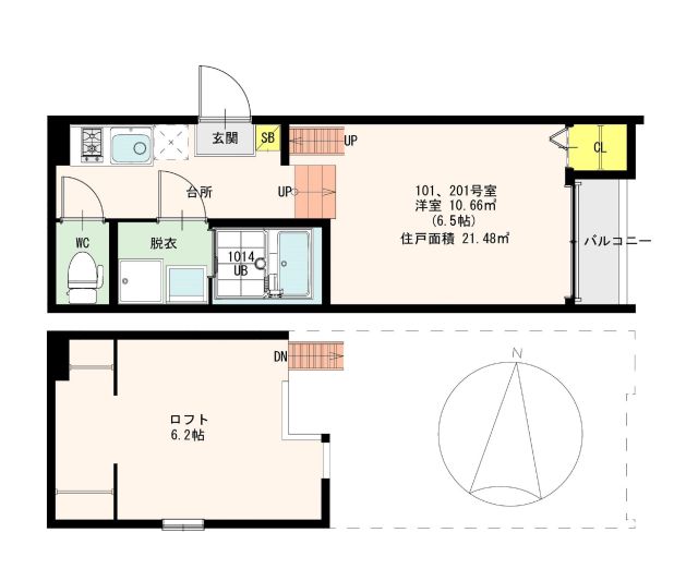 サウスモデラート 間取り