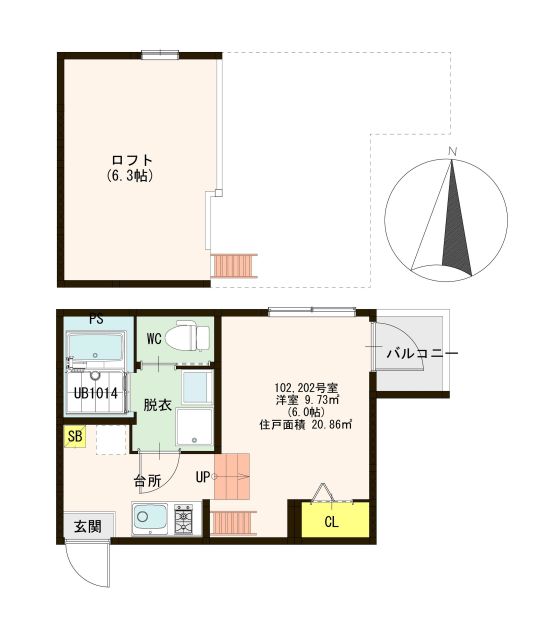 Maison Plum 間取り