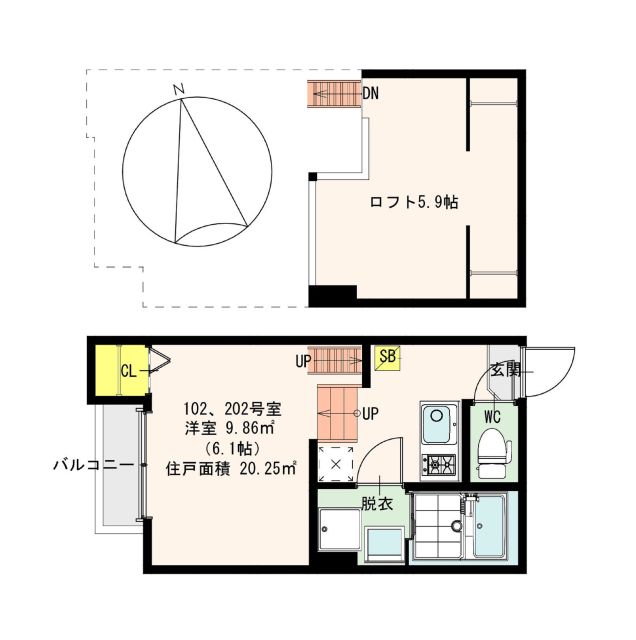 Duranta 間取り