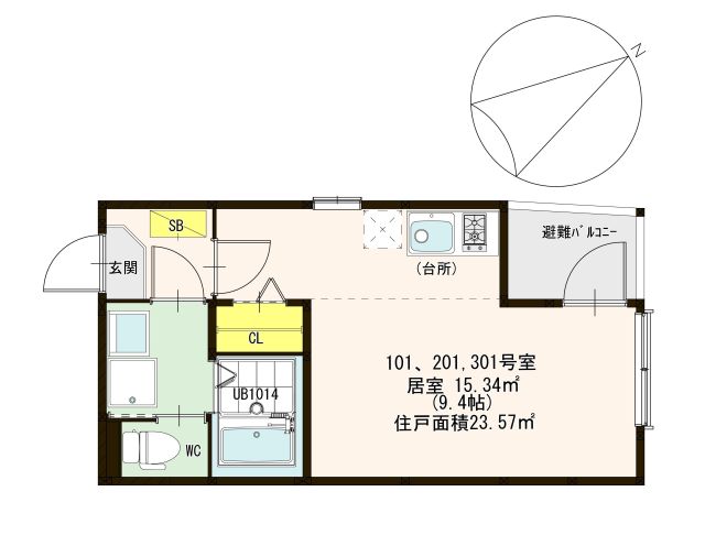 ハーモニーテラス清水Ⅷ 間取り